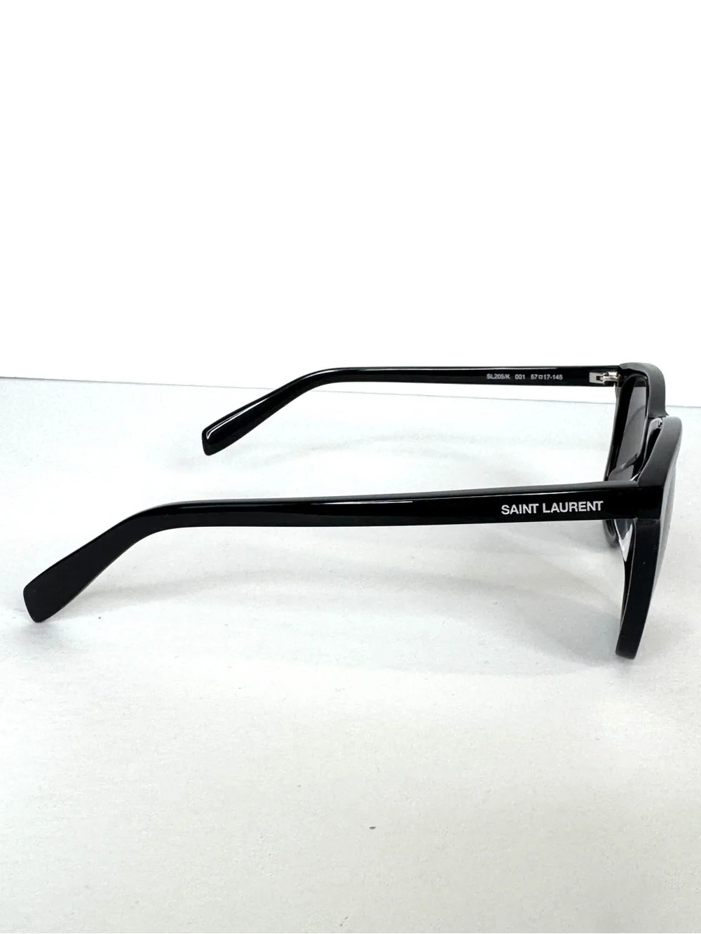 SAINT LAURENT Black SL 205/K Sunglasses Made in Italy